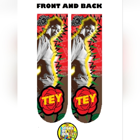 Teyanna Taylor Jordan 1 socks - Picture 2 of 2